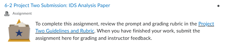 6-2 Project Two Submission: IDS Analysis Paper