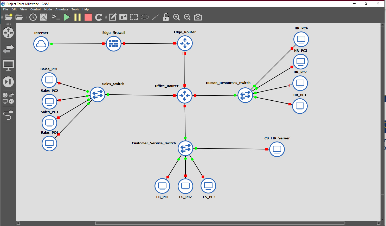 Project Three Milestone - GNS3